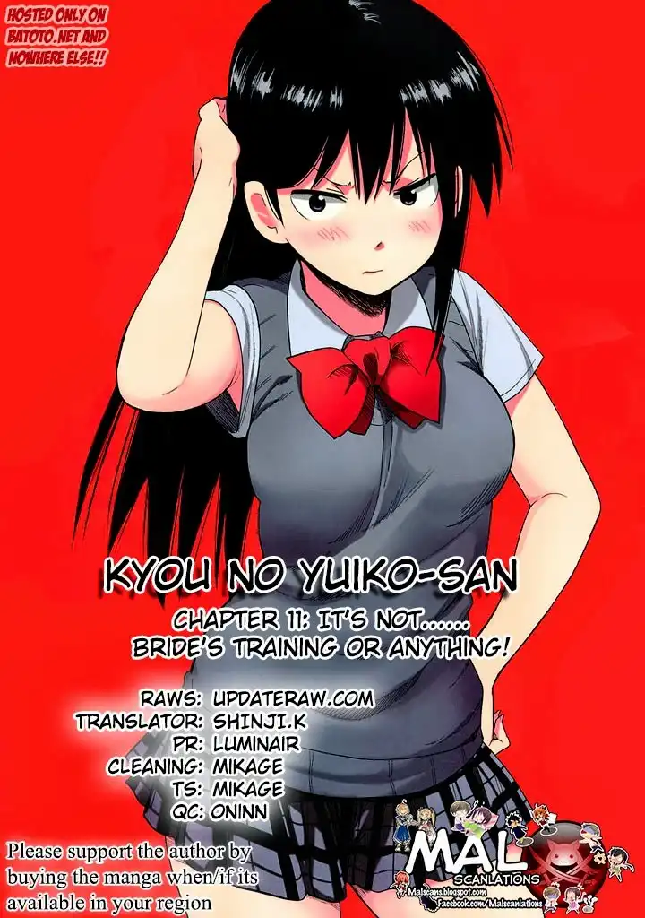 Kyou no Yuiko-san Chapter 11 1